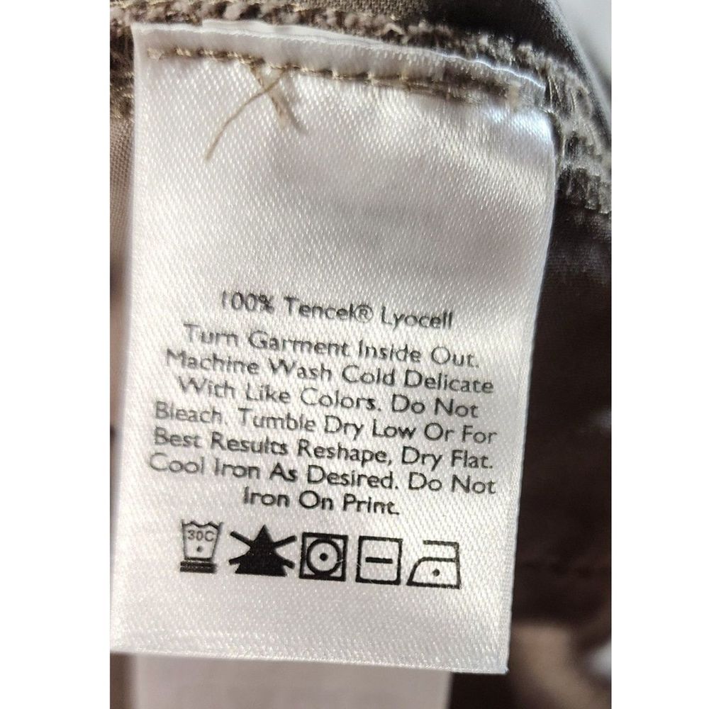 Eddie Bauer Women's Tan Cargo Pants 100% Tencell Lyocell Size S - Picture 4 of 5